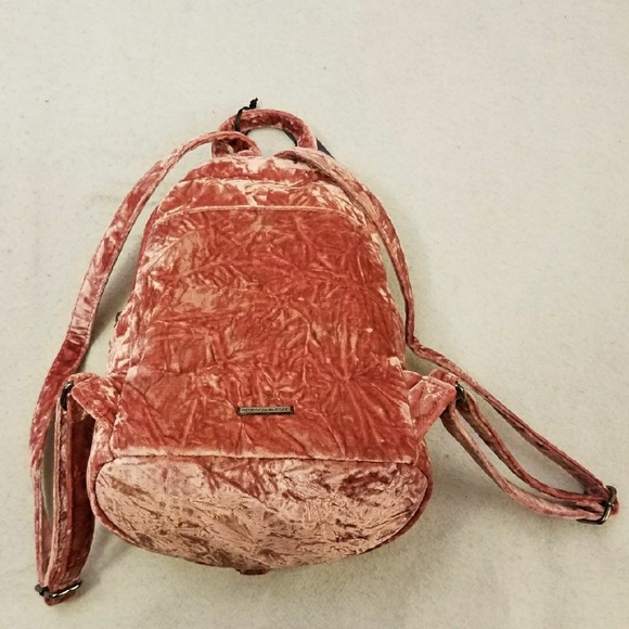 Rebecca Minkoff Pink Velvet Juilan Velvet Backpack - Picture 4 of 7